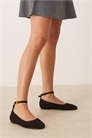 Балетки Lara с широкой колодкой и круглым носком артикул 147662933