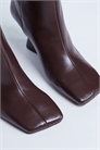Кожаные ботинки Selma Premium на танкетке до колен артикул 150426651
