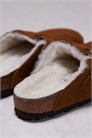 Универсальные бостонские сабо с меховой подкладкой артикул 132530421