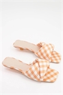 Кошачьи туфли-мули в клетку артикул 1993822