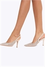 Виниловые туфли с открытой пяткой и каблуком от Positano артикул 155977555
