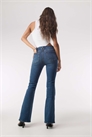 Джинсы с расклешенными штанинами артикул 145950908