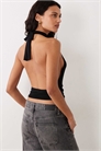 Топ с завязками на талии и вырезом «ключевая дырка» от Verbina артикул 155589489