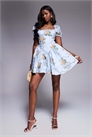 Хлопковое мини-платье Rosie артикул 147861391