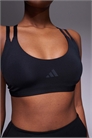 Спортивный бюстгальтер adidas Training Optime с двойными бретелями и легкой поддержкой артикул 150043839