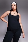 Мягкая на ощупь майка для йоги Curve Icon с встроенным бюстгальтером и регулируемыми бретелями артикул 139771584