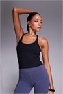 Топ для йоги Icon с мягкой текстурой, встроенным бюстгальтером и регулируемыми бретелями артикул 143505252