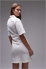 Мини-платье-поло с затянутой талией артикул 147381053