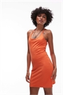 Мини-платье-бодикон с бретелями артикул 141730802