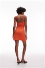 Мини-платье-бодикон с бретелями артикул 141730802