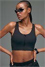 Спортивный бюстгайер премиум-класса с застежкой-молнией спереди, предназначенный для бега с высокой нагрузкой, с регулируемыми бретелями и светоотражающими элементами артикул 152122719