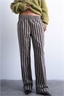 Брюки с широкими полосками и прямым кроем артикул 145750017