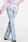 Брюки-клёш с нечетким цветочным принтом co-ord артикул 113447193