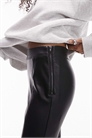 Брюки из искусственной кожи облегающего кроя артикул 117634345