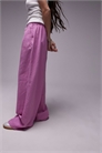 Брюки-балоны из смешанного льна артикул 133380920