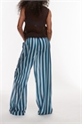 Брюки из вуаля с полосками в пляжном стиле, завязывающиеся на талии, с эластичным поясом артикул 141528274