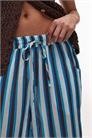 Брюки из вуаля с полосками в пляжном стиле, завязывающиеся на талии, с эластичным поясом артикул 141528274