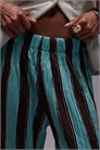 Брюки с широкими брючинами и гофрированной полоской артикул 146857840