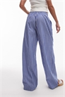 Брюки из поплина с широкими брючинами и эластичным поясом артикул 140464964