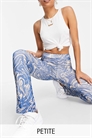 Брюки-клёш из мраморного джерси co-ord артикул 103319049