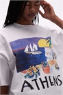 Футболка оверсайз с принтом «Athens holiday» артикул 148716992