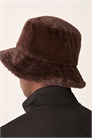 Шапка-котел из искусственного меха артикул 148510834