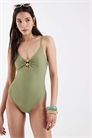 Купальник с двойной отстрочкой артикул 155322991