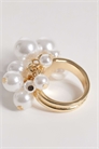 Кольцо с подвеской в виде жемчужины артикул 155126576