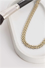 Двухцветное колье с цепочкой в стиле ретро из смешанных металлов артикул 155681914