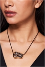 Ожерелье Zayna с подвеской в виде расплавленной монеты артикул 153401562
