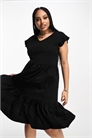 Мини-платье с воланами артикул 128911256