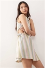 Мини-платье с вырезами и завязками по бокам артикул 142455273