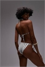 Топ бикини с треугольными бретелями в стиле «микс-энд-матч» артикул 143964358