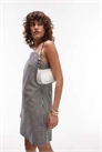 Мини-платье с квадратным вырезом из ткани с высоким содержанием хлопка артикул 147258708
