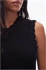 Трикотажный жилет-майка с оборкой по краю артикул 149244917