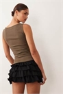 Мини-юбка с оборками для подростков артикул 155576174