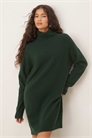 Плетеное платье с высоким воротником, приятное на ощупь артикул 151270432