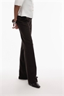 Узкие брюки с расклешенными штанинами артикул 154340370