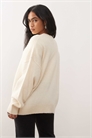 Кардиган свободного кроя с круглым вырезом артикул 143420717
