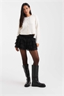 Шорты с кружевными оборками для вечеринок артикул 148701531