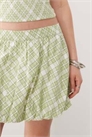 Мини-юбка из пуховой ткани co-ord артикул 142435132