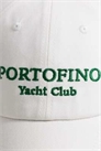 Кепка с вышивкой «Портофино Яхт Клуб» темно-зеленого цвета артикул 152929793