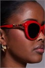 Солнцезащитные очки Moschino в форме кошачьих глаз артикул 155015938