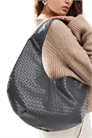 Большая плетеная сумка через плечо артикул 149135457