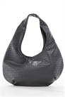 Большая плетеная сумка через плечо артикул 149135457
