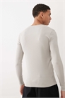 Футболка с длинным рукавом и вырезом на горловине артикул 156236315