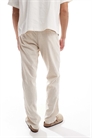 Брюки из льна свободного кроя артикул 140914935
