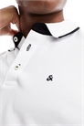 Поло с логотипом из пике с отстрочкой, приталенный крой артикул 133496983