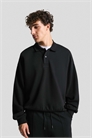 Свитшот с воротником-поло артикул 151720397