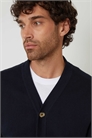 Вязаный кардиган из смесовой ткани с содержанием хлопка артикул 151679299